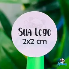 Mini Adesivos Personalizados 2x2 cm - Com Sua Arte ou Logo