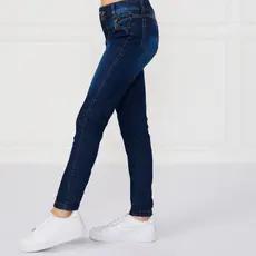 Calça Jeans Feminina Infantil Skinny Menina Bolso Cores Moda Estilo Criança Juvenil Premium 10 ao 16