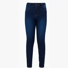 Calça Jeans Feminina Lycra Menina Garota Moderna Ziper Top Kids Cores Premium Moda Infantil 10 ao 16