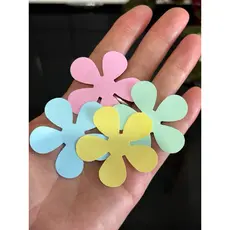 Flores arredondas para decoração de festa e de lembrancinha de aniversário Jardim Encantado Flor de papel flores 3D