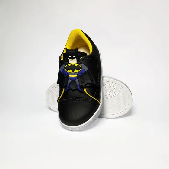 Tenis Batman Inteiro Preto Super Confortável 20 Ao 34
