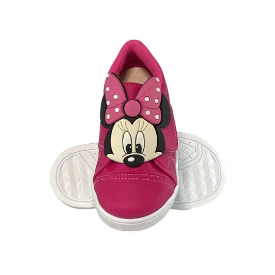 Tenis Infantil Menina Pink Grande Estilosa 20 Ao 34