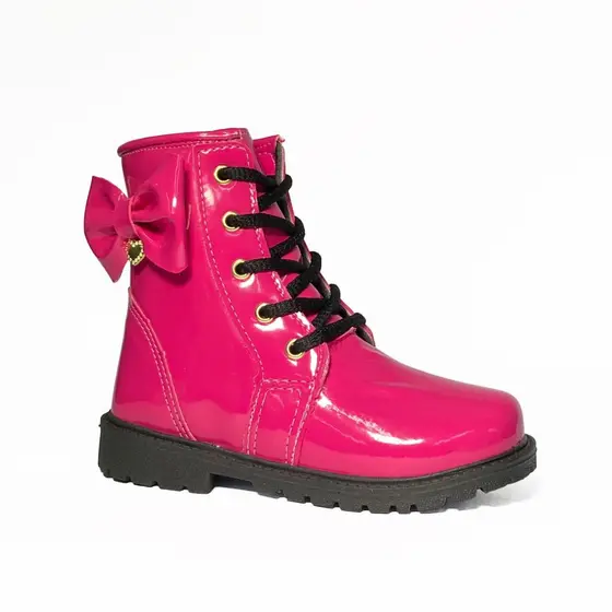 Bota Tratorada PInk Infantil Feminina 20 Ao 34