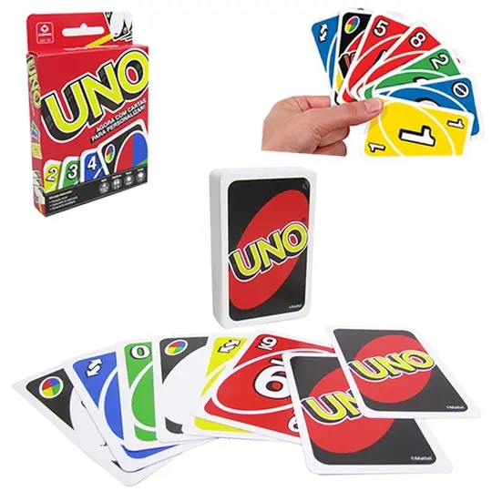 Jogo De Cartas Uno Com 114 Cartas Copag Com 4 Cartas Para Personalizar