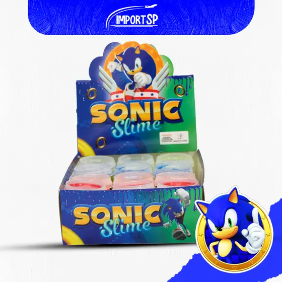 Slime Surpresa Personagem Masculino Caixa com 12