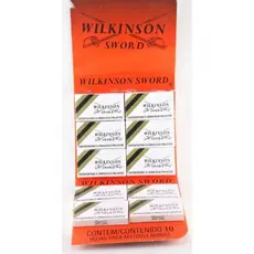 Lâminas de Barbear Giletes Gilete Wilkinson  Navalha Aço Original 1 Cartela Com 30 Unidades