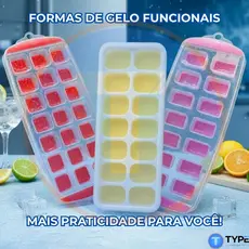 Forma de Gelo Silicone Flexivel Kit Jogo 6 Peças Ice Cubos Grandes para Whisky Drinks Cozinha Flexível Livre de BPA