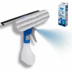 Rodo Limpa Vidros Spray 3 em 1 Mop Microfibra Borrifador Reservatório Profissional Janela Box Espelho Limpeza Prática