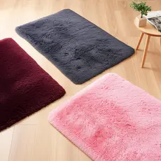 Tapete Felpudo Peludo Shaggy 40x60 Luxo Macio Antiderrapante Quarto Sala Banheiro Beira Cama Cozinha Lavável Fofinho
