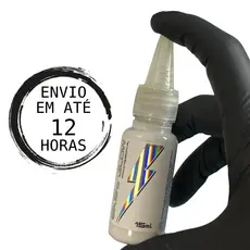 Tinta branca 15ml Electric ink Tatuagem Ghost white