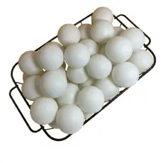Pacote Com 100 Unidades Bolas / Bolinhas De Ping Pong Brancas - Tênis de Mesa