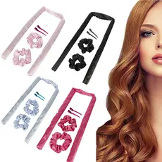 Modelador de Cachos e Ondas em Cetim (heatless curls)  - Cachos Sem Calor e sem Danos com Bag de Cetim LA