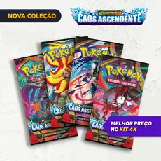 Kit Boosters Pokémon TCG Caos Ascendente | Escolha 1, 2, 3 ou 4 Packs