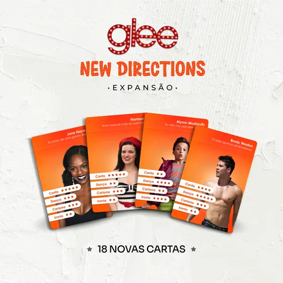 Expansão Glee New Directions I Jogo de cartas Glee –  Exclusivo Mr.TCG | Super Trunfo