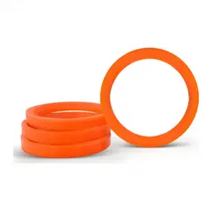 04 Anel Centralizador Para Roda Liga Leve Vw Todas Laranja