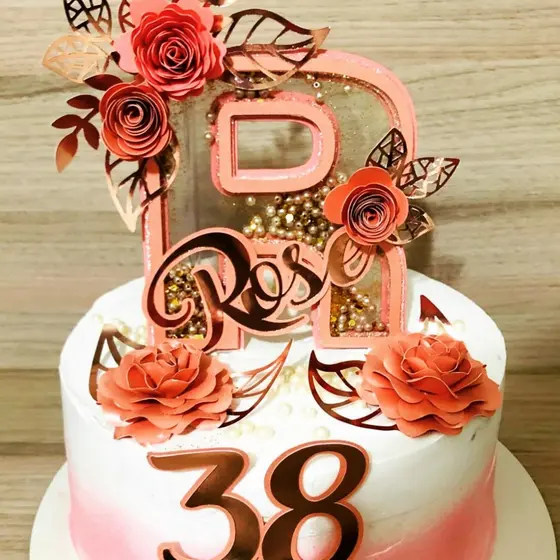 topo de bolo personalizado 3d