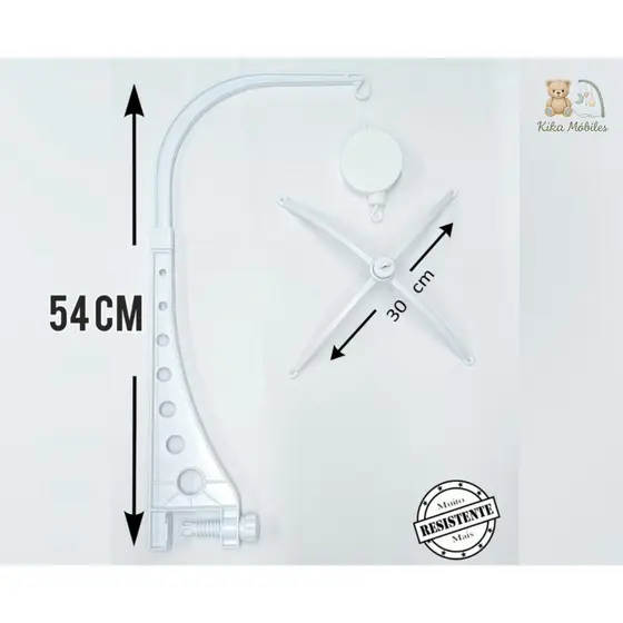 Suporte COM Musical Móbile de Berço (54cm)