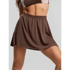 Short Saia Shortinho Esportivo Feminino Com Bolso Interno para Treino Fitness Corrida Beach Tênnis Lazer