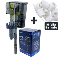 FILTRO AQUARIO EXTERNO HANG-ON HOF 250L/H HF-200 XP-06 PARA AQUARIOS ATÉ 30 LITROS PEQUENO AQUAVERSO