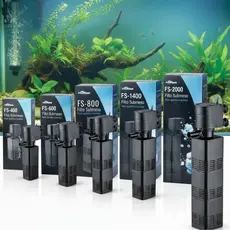 Filtro 3 em 1 Interno Submerso para Aquario Grande e Pequeno de 40 até 200 Litros