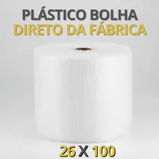 Plástico Bolha Bobina Rolo 26x100 Metros E-commerce 25 Micras Bolha Mudança Proteção Transporte