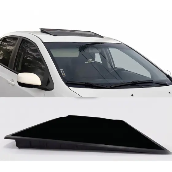 Teto Solar Elevado Falso Universal Genérico Rígido Plástico Para Todos Carros Com Teto Liso
