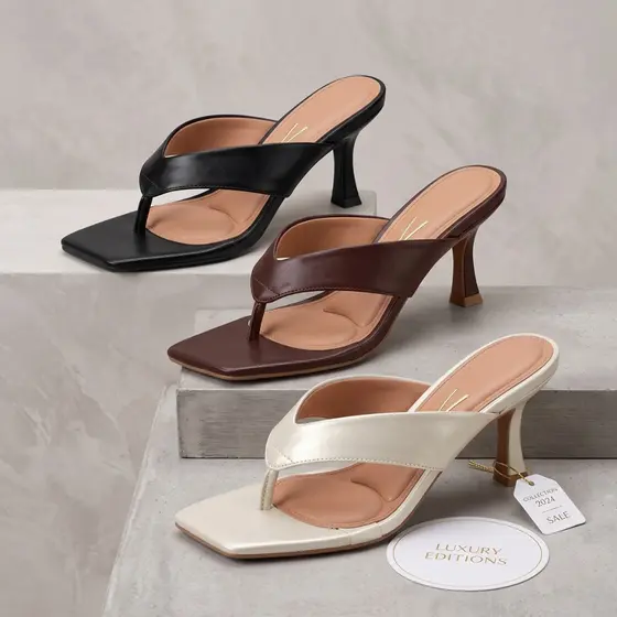 Sandália de Salto Vizzano Elegância que Eleva Conforto