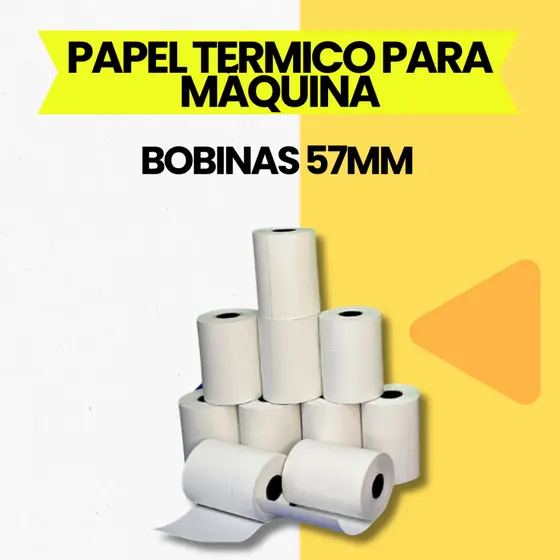 Papel para Mini Impressora 58mm – Bobina Térmica Compatível com Máquina de Cartão