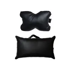 Kit Courino Impermeável Almofada para Lombar Courino + Almofada Cervical Courino Escritório