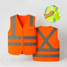 Colete Refletivo Segurança Sinalização Obra Transito Blusão