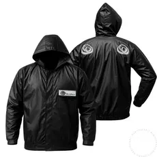 Capa Chuva Moto Emborrachada Impermeável Reforçada Com Capuz