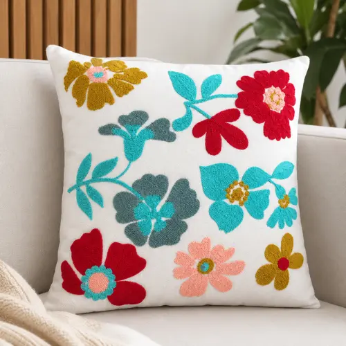 Capas Para Almofadas Variadas 45x45 Decorativas Bordadas