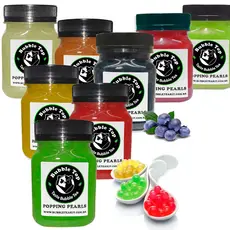 Bubble Tea 280gr - Bubbles pears  Sabores Diversos Bebida Taiwanesa saborosas bolinhas de suco