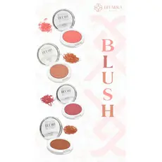 Blush compacto bitarra multifuncional matte e cintilante alta pigmentação textura fina bronzer rosa rosado marrom