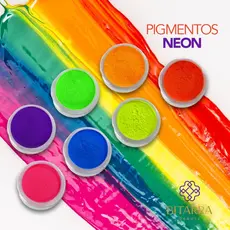 Sombra Neon em pó Bitarra cores vibrantes fluorescentes carnaval maquiagem festa colorido