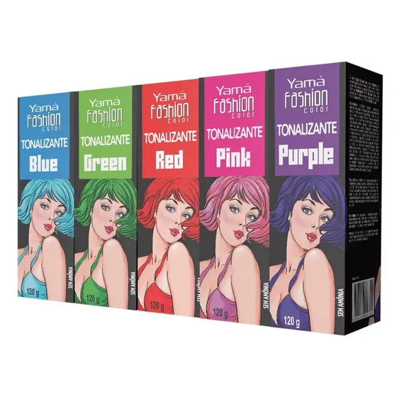 Tonalizante Fashion Color Yamá Colorido 120ml
