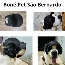 Boné pet/Viseira Pet para Raça São Bernardo TAM XXG - Boné Cachorro/Gato para raças grandes
