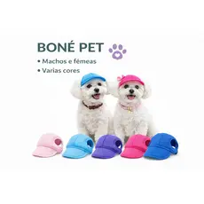 Boné Pet Para Cachorro Pequeno Ajustável Proteção Solar