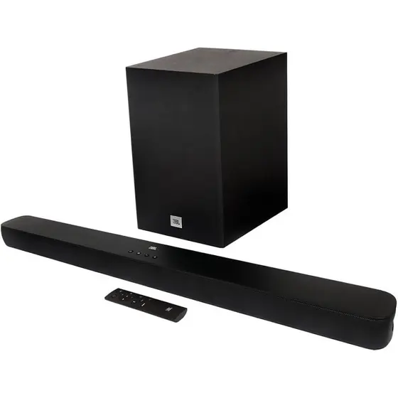 Soundbar JBL  Bluetooth, Cinema SB180, 2.1 Canais, Subwoofer de 6,5" Sem Fio  110W RMS