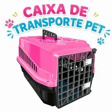 Caixa de Transporte Pet Media Pequena para Cachorros Cães e Gatos N2 e N3