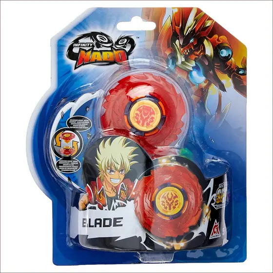 Beyblade Pião de Batalha Infinity Nado Plastic Series +5