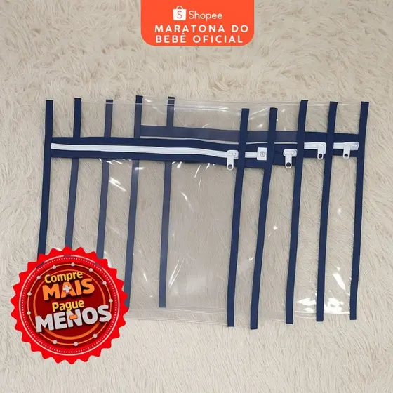 01 Saquinho Maternidade Organizador Viagem Mala Bebê 33x35cm MALA/VIAGEM/ROUPA SECA e MOLHADA