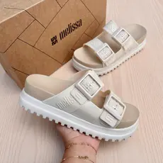 Sandália Birken Feminino Melissa M-lover Platform Original Ajustável Confortável