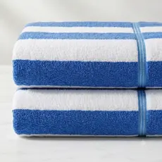 Kit 2 Toalha De Praia e Piscina Gigante Para Hotel 80x150cm 450gr