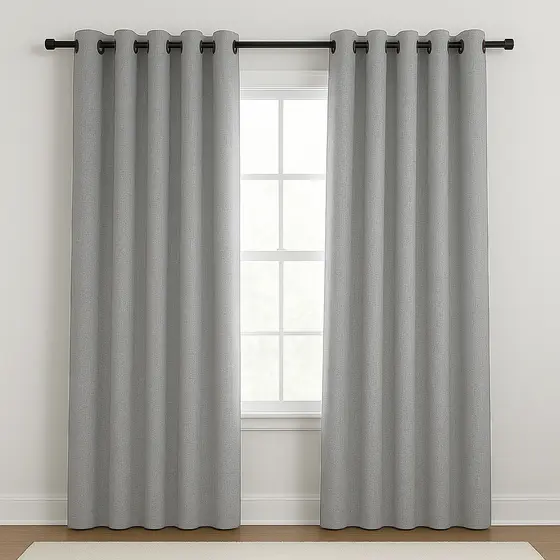 Cortina Para Quarto Blackout em Tecido Linho, 300x220cm, 100% Bloqueio de Luz