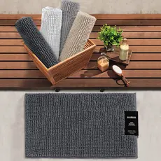 Tapete de Banheiro 50x100cm Antiderrapante Bolinha Microfibra Popcorn