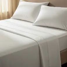 Jogo Lençol Queen Hotel, 4 Pecas, Algodão Percal 200 fios