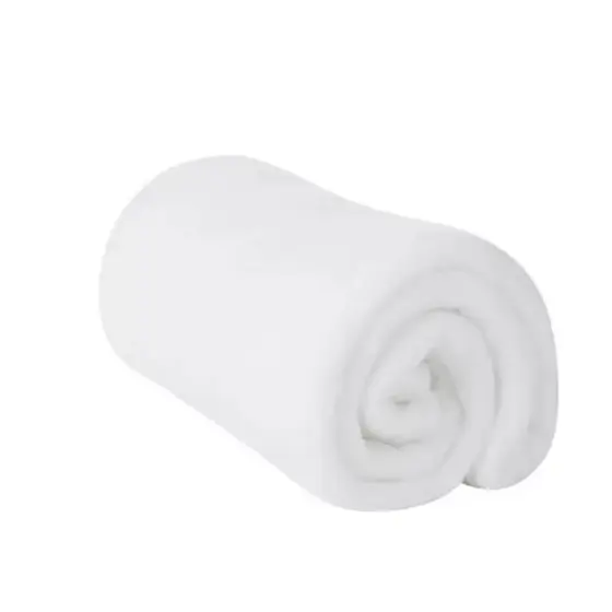 Mantinha Cobertor Menina Menino Microfibra Soft Quentinha Branca Enxoval Berço