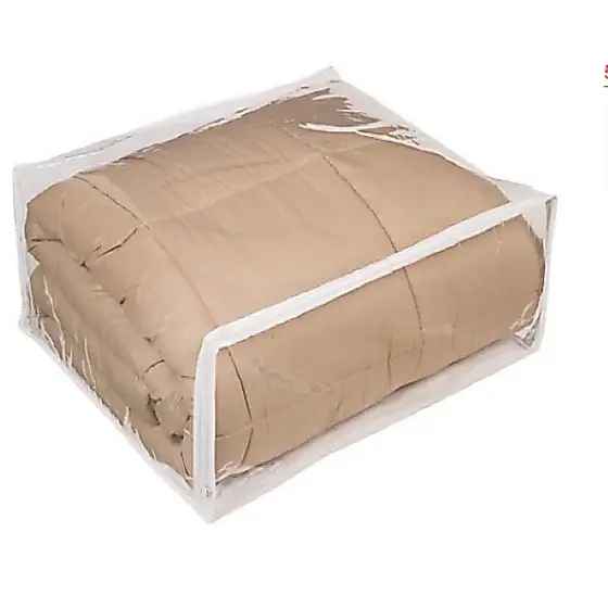 05 Saco Embalagem Organizador para cobreleito com zíper Enxoval Guarda Roupa