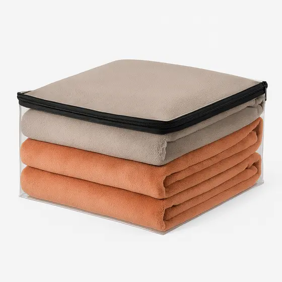 Kit 4 Saco Organizador Closet Edredon Cobertor C/ Ziper